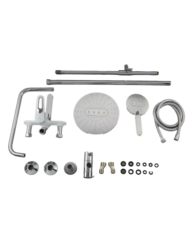 Душевая система Frap F2449 с изливом, белый