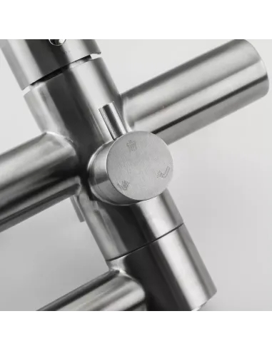 Душева система Frap F24801 з виливом, нержавіюча сталь