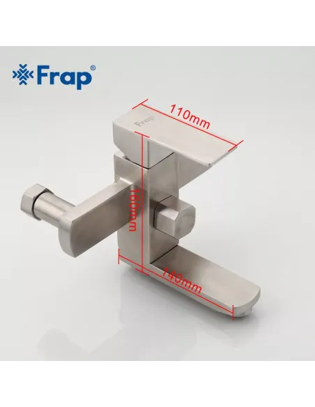 Душева система Frap F2421 з виливом, нержавіюча сталь