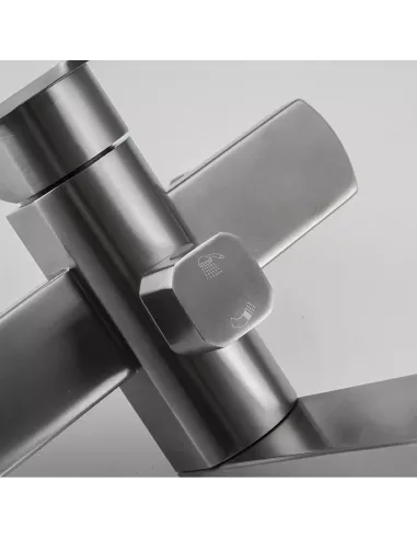 Душева система Frap F24805 з виливом, нержавіюча сталь