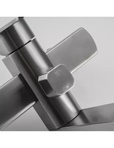 Душевая система Frap F24805 с изливом, нержавеющая сталь Душевая система Frap F24805 с изливом, нержавеющая сталь