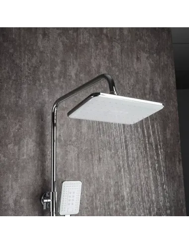 Душевая система Frap F2458 с изливом, белый