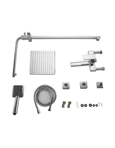 Душевая система Frap F2460 с изливом, хром