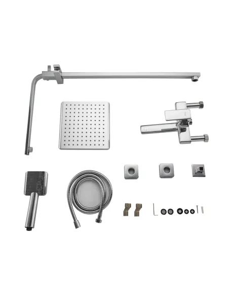 Душевая система Frap F2460 с изливом, хром