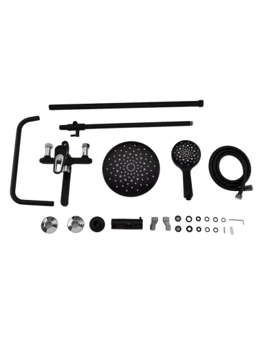 Душевая система Frap F2449-6 с изливом, черный