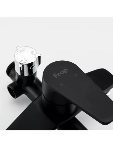 Душевая система Frap F2429 с изливом, черный