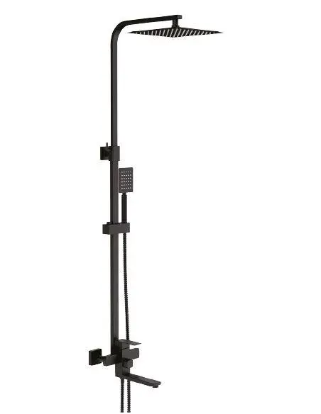 Душевая система Frap F24802-6 с изливом, черный Душевая система Frap F24802-6 с изливом, черный