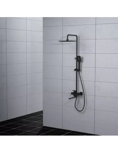 Душева система Frap F2462 з виливом, чорний