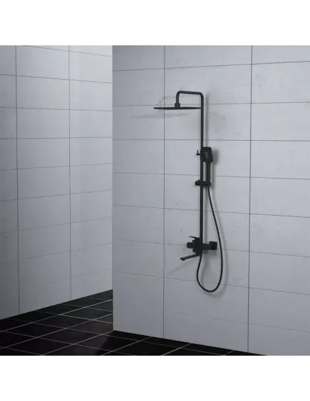 Душева система Frap F2462 з виливом, чорний