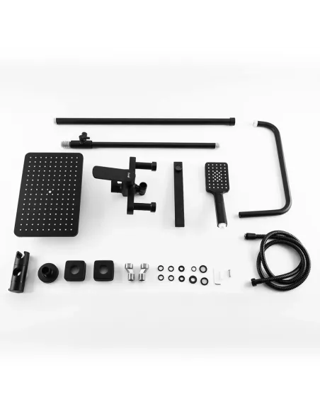 Душева система Frap F2462 з виливом, чорний