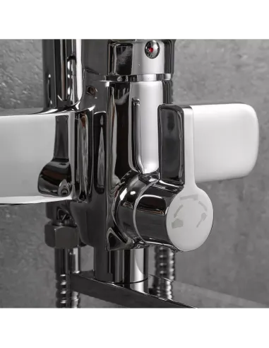 Душевая система Frap F2461 с изливом, хром