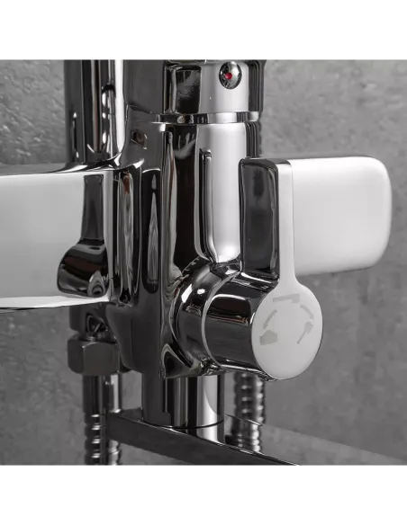 Душевая система Frap F2461 с изливом, хром