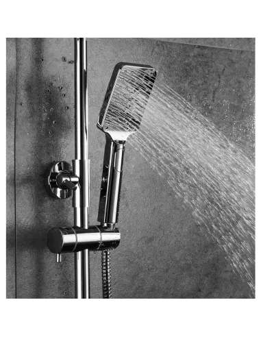 Душева система Frap F2461 з виливом, хром