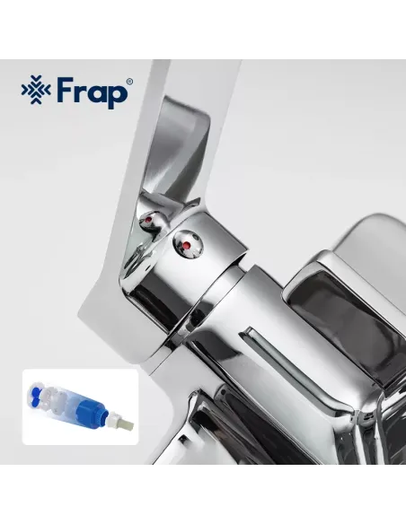 Душевая система Frap F2461 с изливом, хром