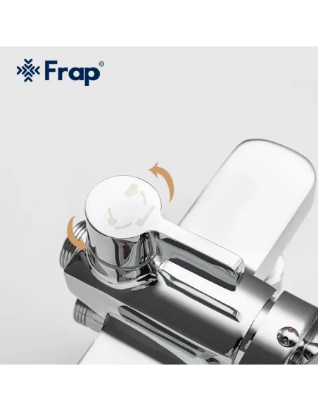 Душевая система Frap F2461 с изливом, хром