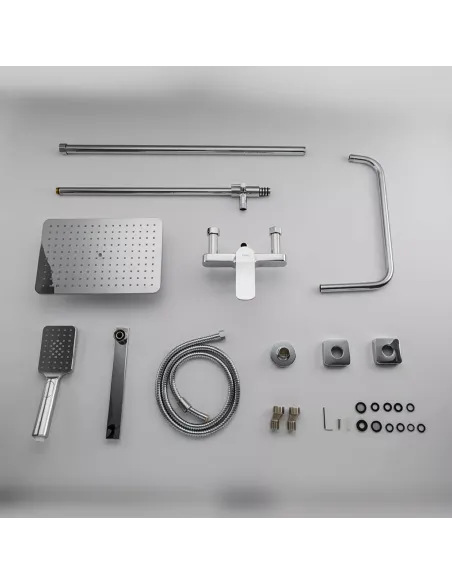 Душевая система Frap F2461 с изливом, хром