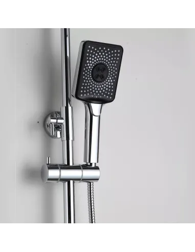 Душева система Frap F2469 з зливом, хром