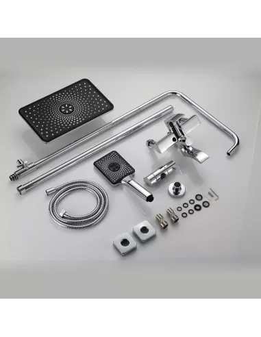 Душевая система Frap F2469 с изливом, хром