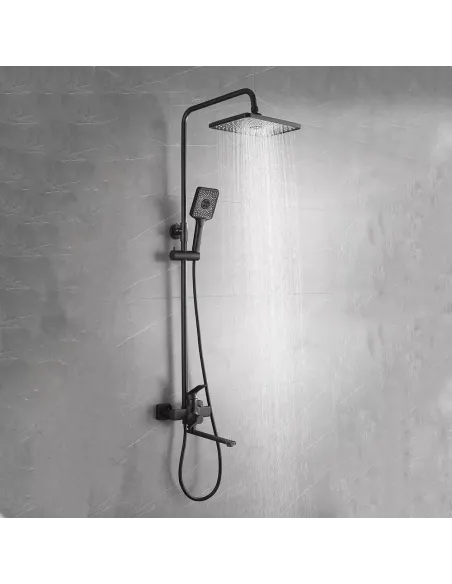 Душевая система Frap F2471-6 с изливом, черный