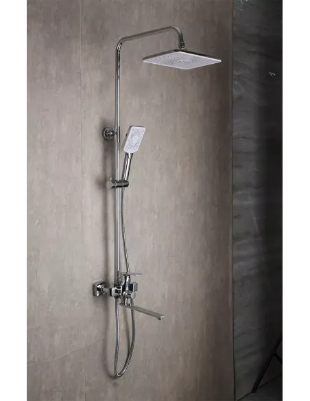 Душевая система Frap F2471 с изливом, хром