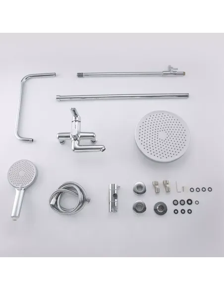 Душевая система Frap F2417 с изливом, хром