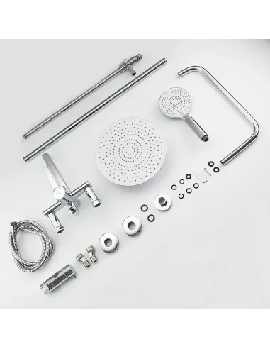 Душевая система Frap F2467 с изливом, хром