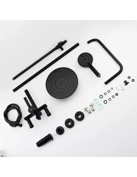 Душевая система Frap F2467-6 с изливом, черный