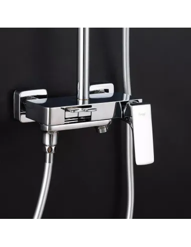 Душева система Frap F2487 з виливом, хром