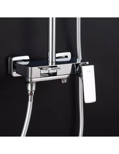 Душева система Frap F2487 з виливом, хром