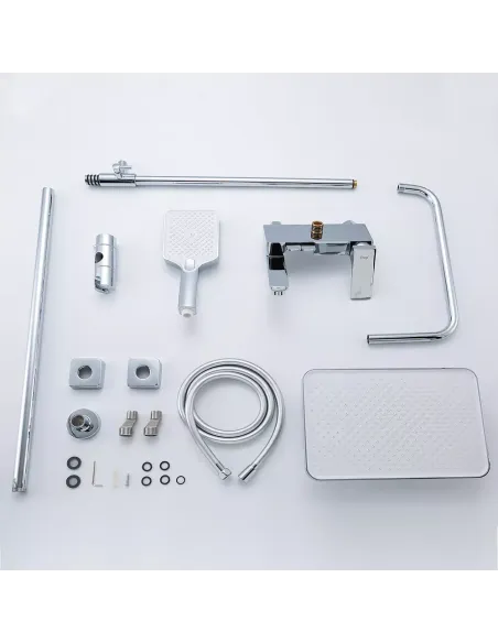 Душевая система Frap F2487 с изливом, хром