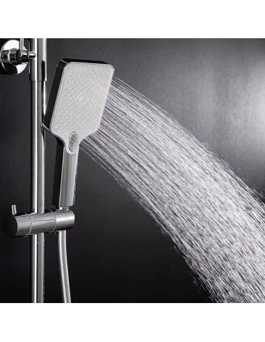 Душева система Frap F2487 з виливом, хром