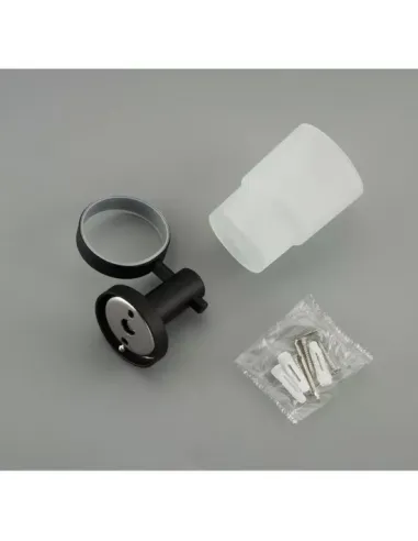 Стакан для ванной комнаты Frap F30206, нержавеющая сталь, черный