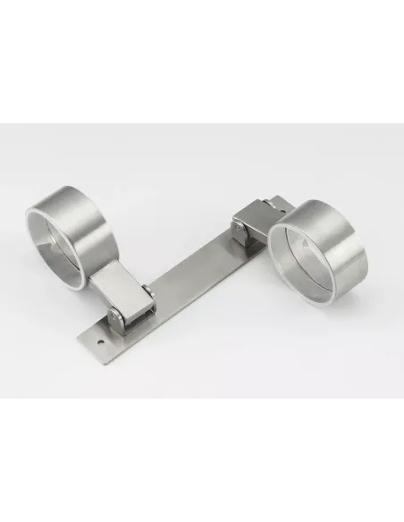 Склянка для ванної кімнати Frap F30408 подвійний поворотний, нержавіюча сталь