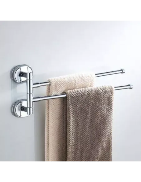 Держатель для полотенец Frap F1912 двойной поворотный, 370 мм, хром
