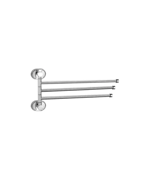 Тримач для рушників Frap F1913 потрійний поворотний, 370 мм, хром