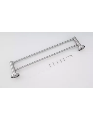 Тримач для рушників Frap F30109 подвійний, 600 мм, нержавіюча сталь