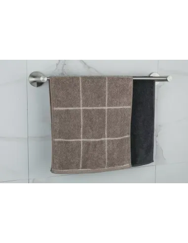 Держатель для полотенец Frap F30109 двойной, 600 мм, нержавеющая сталь