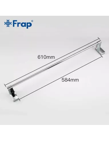 Держатель для полотенец Frap F1801, 600 мм, хром