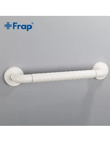 Поручень для ванни Frap F8101, пластик, білий, 485 мм