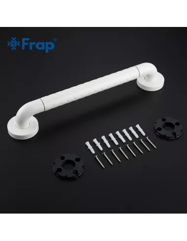 Поручень для ванны Frap F8101, пластик, белый, 485 мм