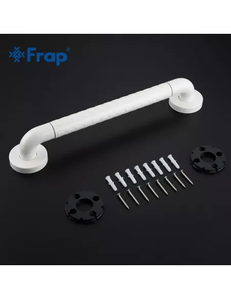 Поручень для ванны Frap F8101, пластик, белый, 485 мм