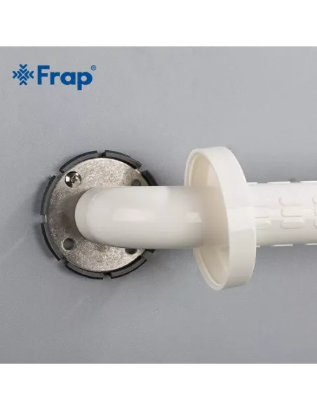 Поручень для ванни Frap F8101, пластик, білий, 485 мм