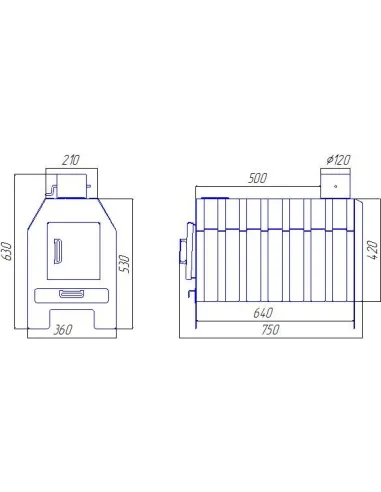 Булерьян Neon ЕСО 10 кВт з варильною поверхнею