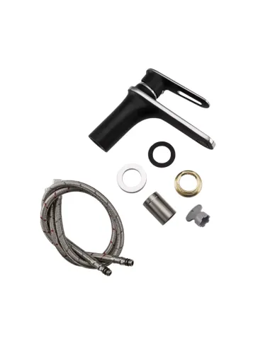 Смеситель для умывальника Frap F1049-6, однорычажный, черный