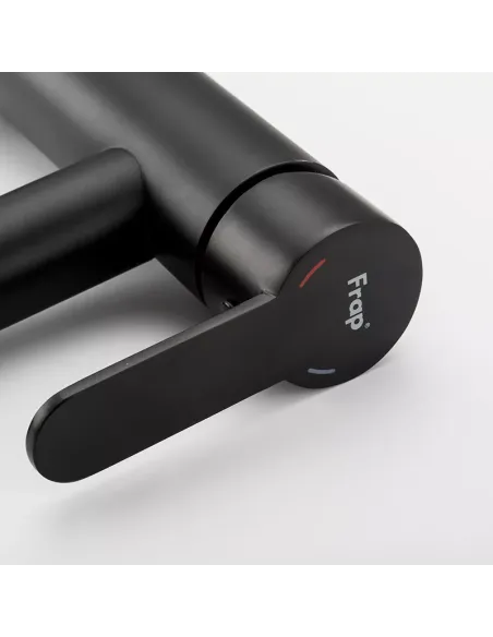 Смеситель для умывальника Frap F10801-6, однорычажный, черный