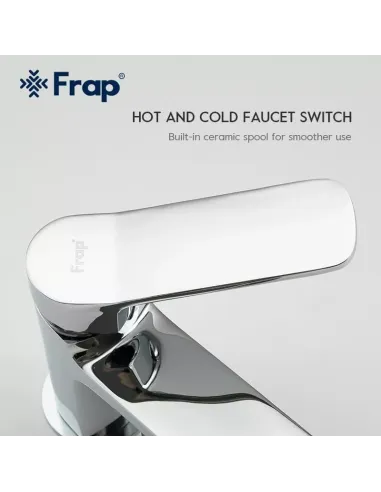 Змішувач для умивальника Frap F1061, одноважільний, хром