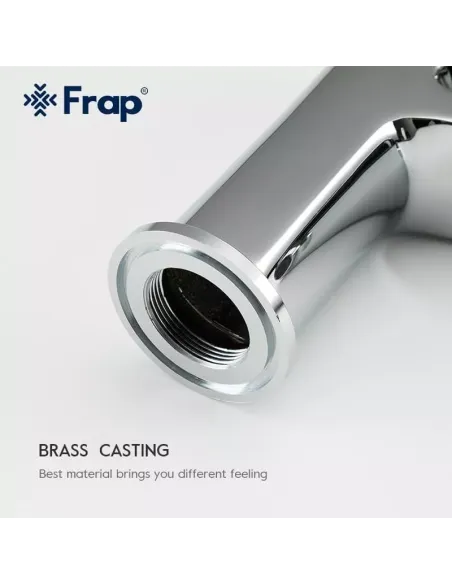 Змішувач для умивальника Frap F1061, одноважільний, хром