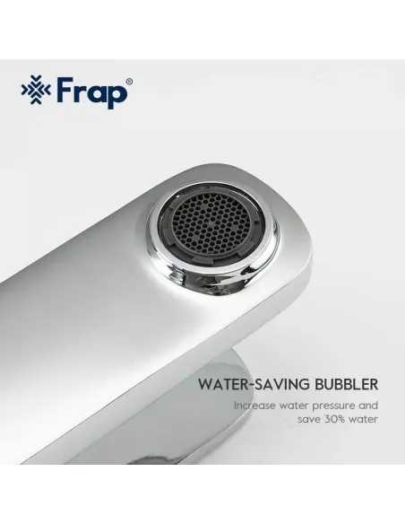 Змішувач для умивальника Frap F1061, одноважільний, хром