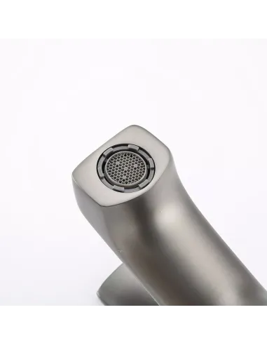 Змішувач для умивальника Frap F1071-9, одноважільний, графіт