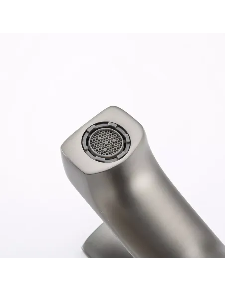 Змішувач для умивальника Frap F1071-9, одноважільний, графіт